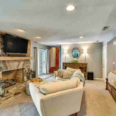 Hot Tub & Lakefront Deck: Cabin on Lake Lure Rooms