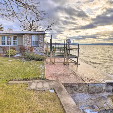 Lakefront Canandaigua Home w/ Grill, Fire Pit