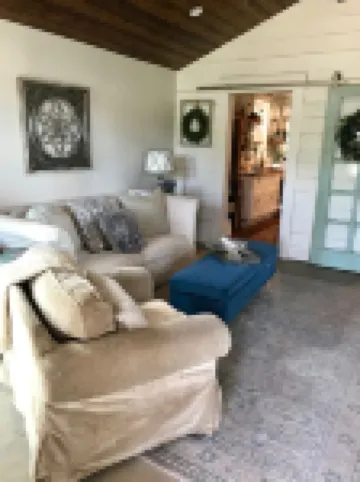 Three minute walk to Downtown Gilbert from the Not So Tiny Cottage!