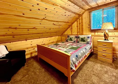 Spruce Fly on Bill's Island! Enjoy four private bedrooms and 2 full bathrooms!