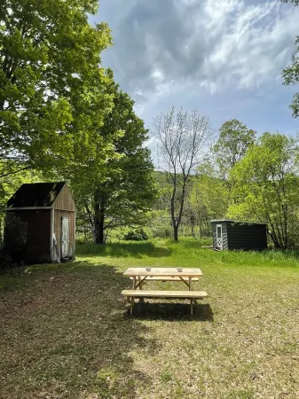 Charming 2-bedroom cabin in enchanting Gilboa with WiFi