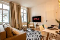 Maremar Apartments Familienidyll Boxspringbett Küche Waschen Parkplatz