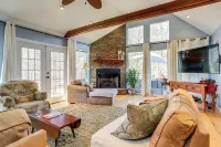 Large Deck: Luxe 6-acre Retreat in Dahlonega! - 3-Star