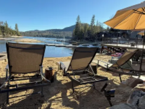 Lakefront Cabin with Private Beach-Redwood Dock & Jacuzzi, Cedar Cottage + Dome