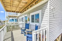 Coastal Oasis w/ Decks: Walk to Holden Beach! - parking