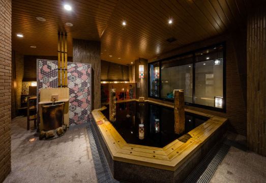 온야도 노노 아사쿠사 핫 스프링의 다이닝 공간 또는 조식 뷔페 이미지