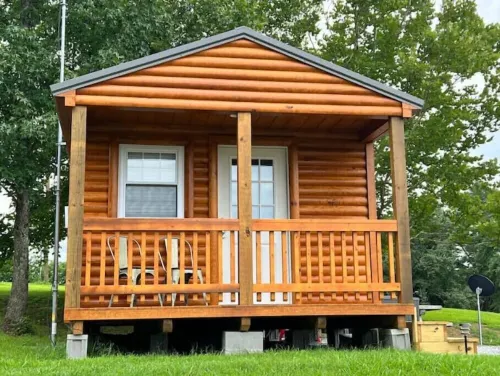 Cabin w/ Views of the Foothills of the Mountains on Lake; Near Waterfalls.