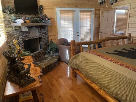 Ms Natalie Cabin on the Lake with Water Trampoline