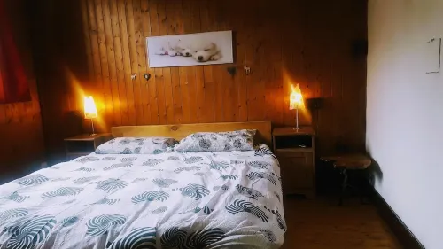 LOVELY AND TIPICAL MOUNTAIN CHALET IN FRONT OF MOUNT BLANC, 800 ME FROM CENTER