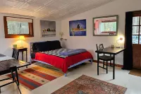 West Wing - a unique private space w/patio