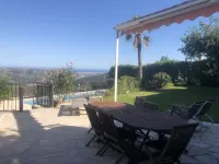 Au Centre de la Côte Dazur Villa Familiale Avec Piscine au Calme