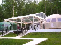 Countryside Getaway Sand UniqueDomeB/serene farm retreat 查塔姆縣酒店