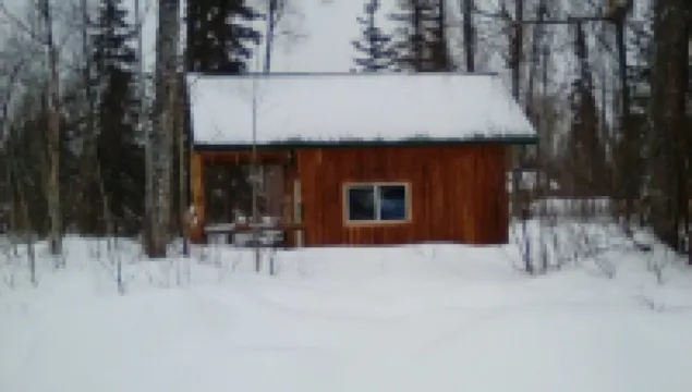 One bedroom cabin with inside toilet and stand up loft.  PET FRIENDLY!