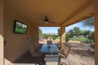 Updated Golf Course Home Mountain Views Heated Pool Sport Court Putting Green
