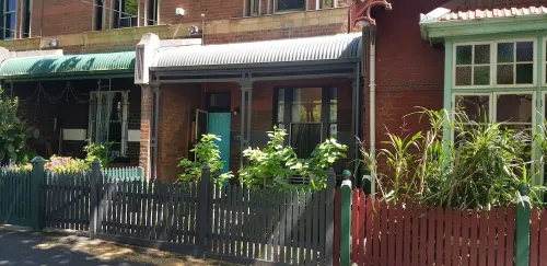 Historical terrace house in the middle of Fitzroy