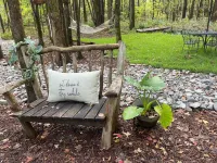 Fern Hollow Treehouse, rustic escape cozy romantic