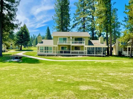 Breath in Fresh Mt Spring Air from a Private Deck w/a River & Golf Course View