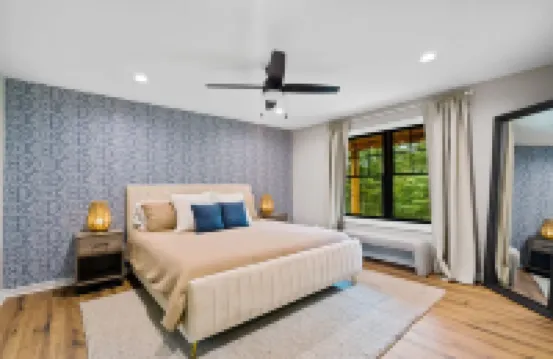 Private Cabin in the woods w/ firepit right next to Shenandoah River