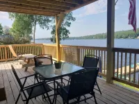 Experience Lakeside Living with a Perfect Blend of Rustic Charm & Modern Luxury