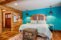 The Red Barn Retreat, a reclaimed  grain barn centrally located in Kalispell MT Hotels near Glacier Park International Airport