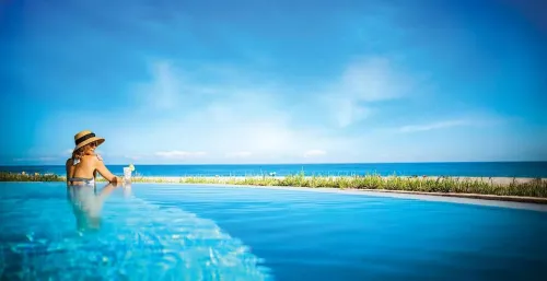 Beautiful oceanfront studio condo with walk out patio.