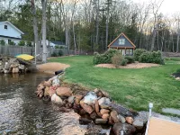 Waterfront Lake Winnisquam House, Guest House & Barn Game Rm, Sleeps 16 w/ Beach