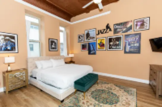 Large Kitchen and Living Space - Inviting Urban Oasis