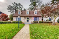Waterfront allergy-free home with 40-foot fishing dock, canoe, home theater