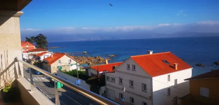 Housing with sea views.