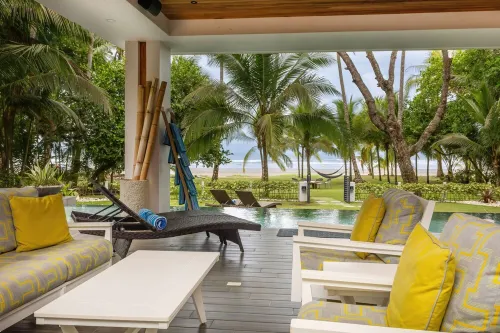 Beachfront Modern Luxe Villa Steps from the Sand!
