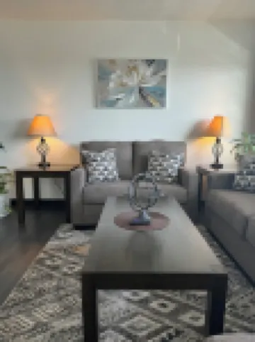 2 bedroom apartment overlooking the the mouth of the Kenai River. Downtown Kenai