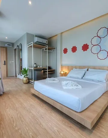 ห้องสตูดิโอพร้อมวิวสระว่ายน้ำ