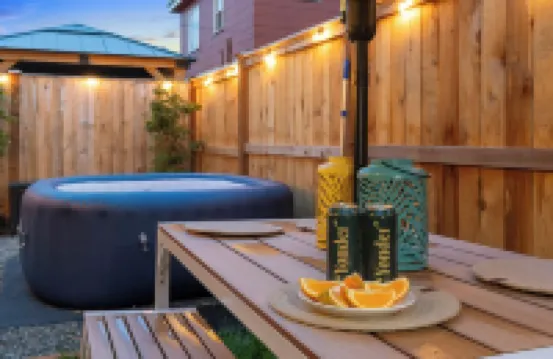 Vibrant Parkside Retreat -Newly Renovated, Hot Tub & Walkable to Downtown!