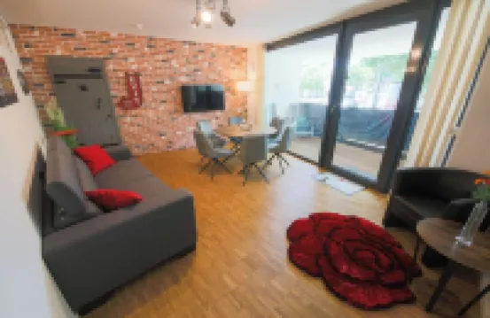 ART City-Studio 12 Kassel Fulda-Ufer, 3 bedrooms, terrace, balcony, up to 8 persons