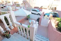 Bungalow with terrace, pool and sea views