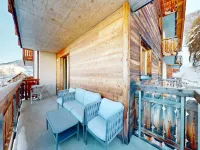 Apartment in Nendaz near Ski Lift & Sauna - balcony
