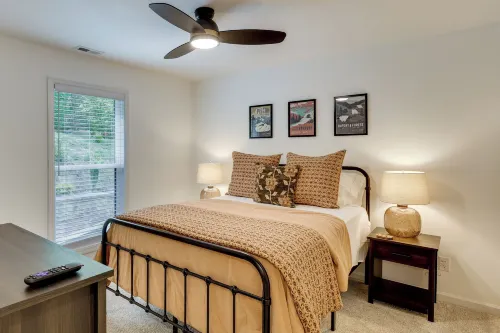 Sleek Hillside Getaway in Brevard, Dogs Welcome! - 3-Star