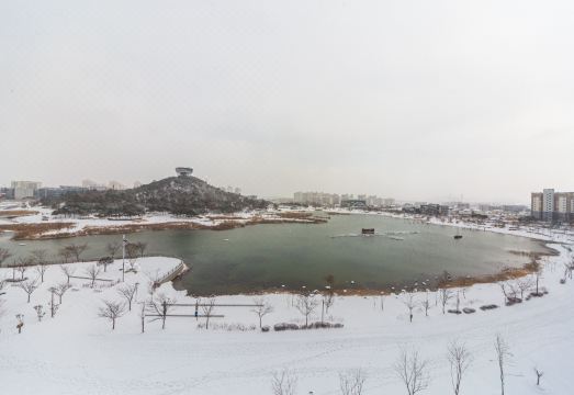 호텔뷰에서 바라본 호수 전망