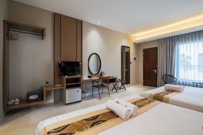 デラックスガーデンビューファミリールーム パドマサリ リゾート ロビナの写真