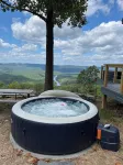 Wow! Look @ That View! Sleeps 7, cabin with AC, Wifi, lots of games. - Alphydda