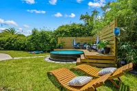 WOW 4 blocks to beach w/ Unique POOL! 3min walk to local coffee/shops/playground Hotels near Pearle Vision