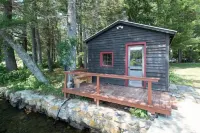 Ellis -Lakeside Cabin on Beach Pond with Wood Fired Finnish Sauna Hotels in Voluntown