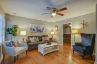 Classy Johns Island Retreat with King Bed + Firepit!