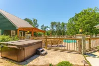 8 Bdrm🏆29ppl Hotub,Pool,Pond, 9miles Chatt