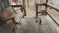 Line Camp Cabin is Secluded in The Woods Near The River.