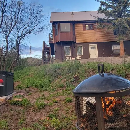 Hot Tub Fun,  Warm up by the Fire Pit, after a Long Day of Winter Play!