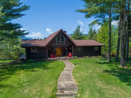 Pine Haven Retreat overlooking Whiteface-privacy, amenities & views. Sleeps 8-12