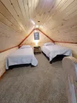 The "Bear Den"  500' Betsie river waterfront Guest home.