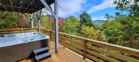 Hot tub Mountain Views No Cleaning Fee Hotels in Rabun County
