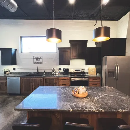 NEW!  The Flats - Industrial/modern loft within walking distance to downtown!
